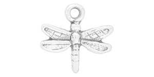 Starman Sterling Silver Essentials : Tiny Dragonfly Charm 10 x 10.5mm