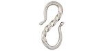 Starman Sterling Silver : Huge S-Clasp 40 x 17mm