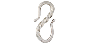 Starman Sterling Silver : Huge S-Clasp 40 x 17mm