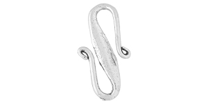 Starman Sterling Silver :  Jewelry Clasp, "S" Hook 17 x 9mm
