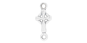 Starman Sterling Silver Religious : Cross Link - 13.5 x 5.5mm