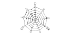 Starman Sterling Silver : Spider Web Link 32.5 x 32.5mm