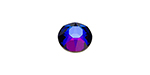 PRESTIGE 2078 SS16 Rose Hotfix Flatback Crystal Meridian Blue