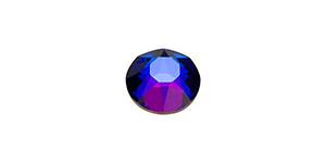 PRESTIGE 2078 SS16 Rose Hotfix Flatback Crystal Meridian Blue