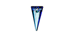 PRESTIGE 6480 18mm Spike Pendant Crystal Bermuda Blue with Protective Coating