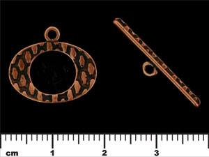 Oval Toggle 17/20mm : Antique Copper