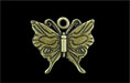 Butterfly Charm 20/23mm : Antique Brass