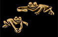 Friendly Frogs Toggle : Antique Brass