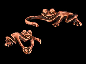Friendly Frogs Toggle : Antique Copper