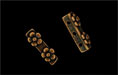 Three Hole Spacer Bar 16/5: Antique Copper
