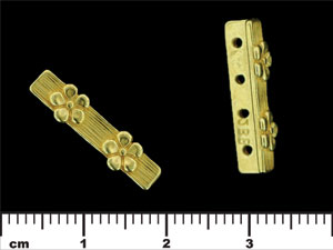 Four Hole Spacer Bar 21/5mm : Gold