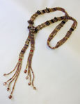 TOHO - Bead Artistry Kits : Lariat w/ Cylinder Accents - Dark Red