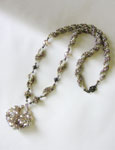 TOHO - Bead Artistry Kits : Spiral Rope Stitch Necklace - Beige