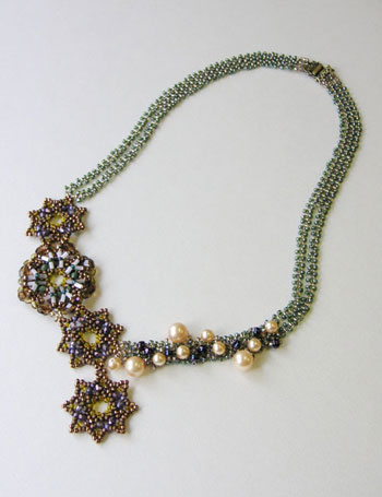 Bead Artistry Kits : Snowflake Necklace - Green
