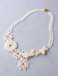 TOHO - Bead Artistry Kits : Snowflake Necklace - White