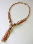 TOHO - Bead Artistry Kits : Necklace w/ Looped Fringe - Gold