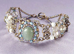 Elegant Jewelry Kits : Aventurine & and Flower Bracelet