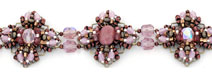 TOHO - Elegant Jewelry Kits : Pink Quartz Bracelet
