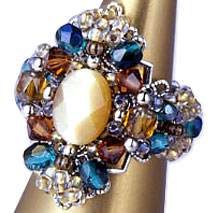 Elegant Jewelry Kits : Cat's Eye Ring - Multicolor