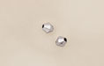 Faceted Bicone 4mm: Antique Silver