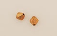 Faceted Bicone 6mm: Antique Gold
