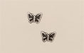 Butterfly 6/9mm: Antique Silver