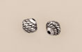 Roped Bicone 7/8mm: Antique Silver