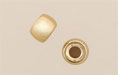 Crow Bead 9/6mm: Gold