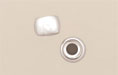 Crow Bead 9/6mm: Silver