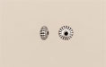 Rondelle Spacer 6mm: Antique Silver