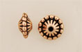 Flat Saturn Disc 7/12mm: Antique Gold