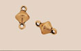 Bicone Connecter 13/7mm : Antique Gold