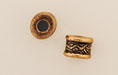 Wavy Tube 9/7mm: Antique Gold