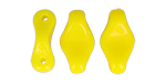 Cradle Bead 6 x 10mm Horizontal Hole (loose) : Opaque Yellow