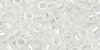 TOHO Aiko (11/0) 4g Pack : Translucent White Rainbow