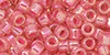 TOHO Aiko (11/0) 4g Pack : Pink-Lined Rosaline Rainbow