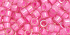 TOHO Aiko (11/0) 4g Pack : Neon Pink-Lined Crystal