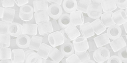 TOHO Aiko (11/0) 4g Pack : Transparent Frosted Crystal