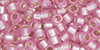 TOHO Aiko (11/0) : Translucent Silver-Lined Innocent Pink 50g