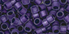 TOHO Aiko (11/0) : Frosted Metallic Purple-Lined Crystal Rainbow 50g