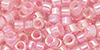 TOHO Aiko (11/0) 4g Pack : Bubble Gum-Lined Crystal Rainbow