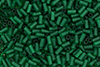 TOHO Bugle #1 (3mm) : Transparent-Frosted Green Emerald