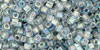TOHO Cube 1.5mm Tube 2.5" : Transparent-Rainbow Black Diamond