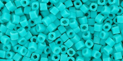 TOHO Cube 1.5mm Tube 2.5" : Opaque-Frosted Turquoise