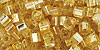 Cube 3mm : Silver-Lined Lt Topaz