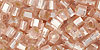 Cube 3mm : Silver-Lined Rosaline