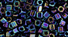 TOHO Cube 3mm : Metallic Rainbow Iris