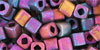 Cube 4mm : Higher-Metallic-Frosted* Mardi Gras