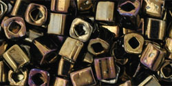 TOHO Cube 4mm : Metallic Iris - Brown