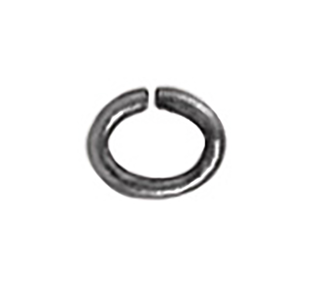 TierraCast : Jumpring - Small Oval 20 Gauge, Rhodium-Plated